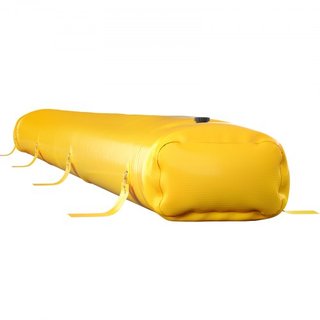Bolsa de Inundación, 732 × 50.8 × 30.5 cm, Tubos de Desviación de Agua de PVC Reutilizables, Livianos con Excelente Efecto Impermeable Usados para Puertas, Garajes, Amarillo