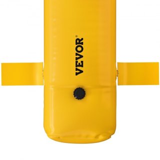 Bolsa de Inundación, 732 × 50.8 × 30.5 cm, Tubos de Desviación de Agua de PVC Reutilizables, Livianos con Excelente Efecto Impermeable Usados para Puertas, Garajes, Amarillo