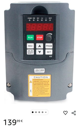 Variador Frecuencia 2,2KW 220V HY Inverter
