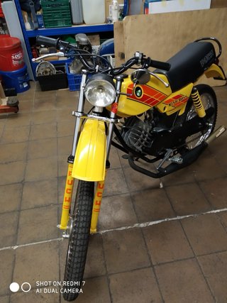 Puch Minicross 49cc 82' Amarillo/Naranja