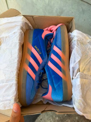 Adidas Gazelle Indoor blu/rosa