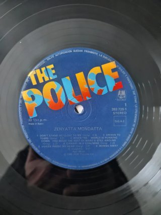 The Police Zenyatta Mondatta LP Vinilo 1980