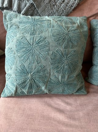 Cojines Decorativos Verde Agua (4 unidades)