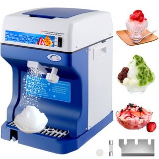 Máquina de Nieve 265LBS Trituradora de Hielo Comercial 220V 50HZ Máquina Trituradora de Hielo Copo de Nieve Acero Inoxidable Grado Alimenticio para Cocina Bares en Casa
