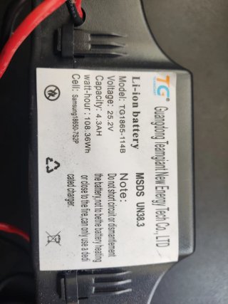 Batería Samsung 18650 3.6V 2150mAh