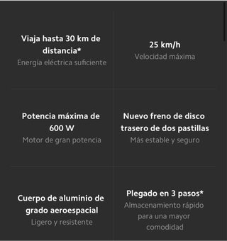 Patinete Xiaomi Mi Scooter 3
