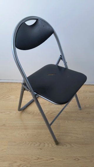 Lote 3 Sillas Plegables Metal/Plástico