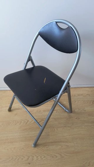 Lote 3 Sillas Plegables Metal/Plástico