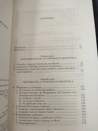 La conciencia lingüística de la filosofía ensay...
