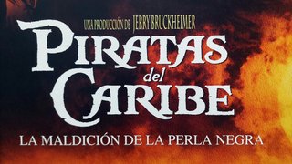 Cartel cine original Piratas del Caribe (2003)