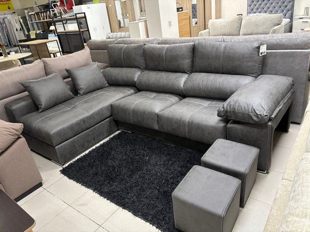 Sofá Chaise Longue Extraíble y Reclinable