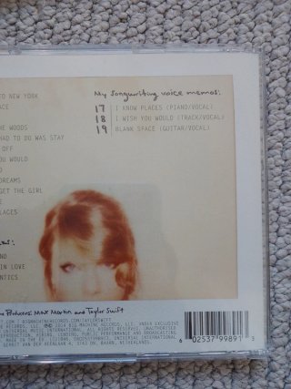 Taylor Swift 1989 Deluxe CD (2014)