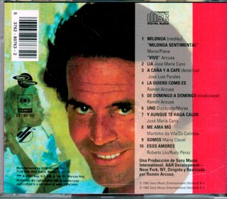 Julio Iglesias Calor CD Latino
