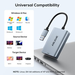 Adattatore USB a HDMI in Alluminio