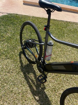 Bici Eléctrica Gris Oscuro
