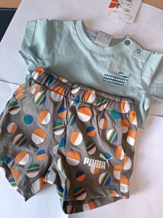 Conjunto infantil Puma camiseta y shorts