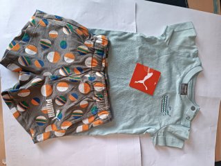Conjunto infantil Puma camiseta y shorts