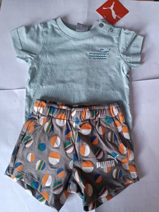 Conjunto infantil Puma camiseta y shorts