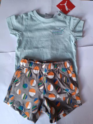 Conjunto infantil Puma camiseta y shorts