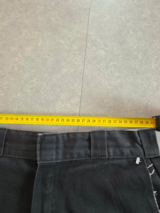 Dickies Jorts Neri Vintage Ricamati Y2k