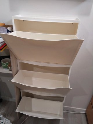 3 Zapateros Blancos Ikea Trones