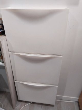 3 Zapateros Blancos Ikea Trones