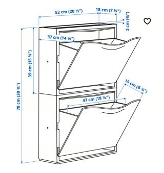 3 Zapateros Blancos Ikea Trones