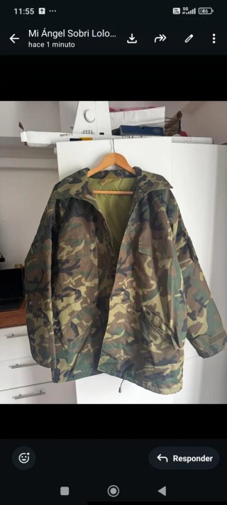 Chaqueta Militar M65 T2 Camuflaje