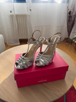 Sandalias MARIAMARE Talla 40 Plata