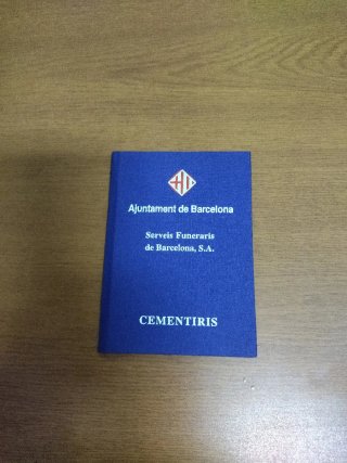Nicho Cementiri de Montjuïc