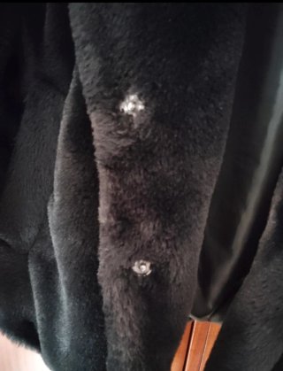 Abrigo de invierno negro