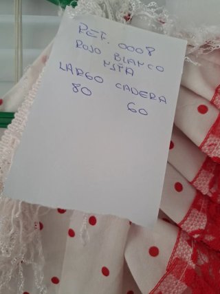 Vestido Flamenca Niña Talla 4XL