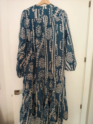 Vestido largo Zara estampado floral