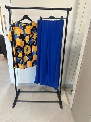 Completo donna LSOP gonna blu e top