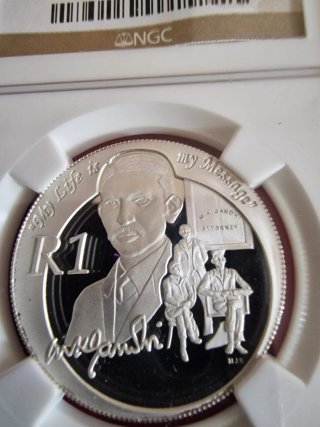 SUDAFRICA - Mahatma Gandhi - 2008 - 1 Rand
