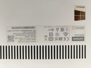 Portátil Lenovo Yoga (modo tablet)