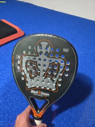 Pala de pádel Black Crown Pitón Attack 16k