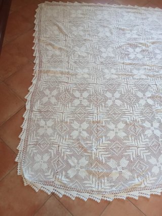Coperta matrimoniale uncinetto