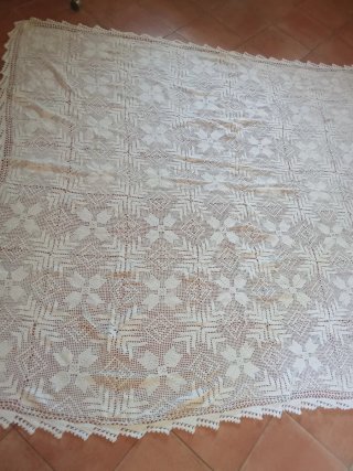 Coperta matrimoniale uncinetto
