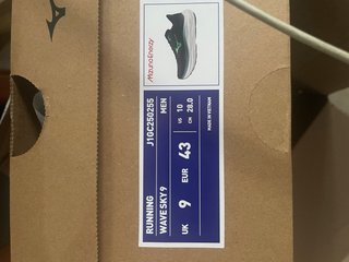 Zapatillas Mizuno Wave Sky 9 Nuevas