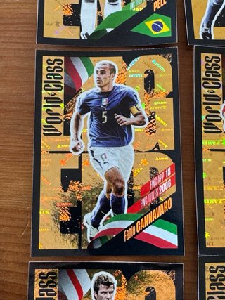 Lote de 9 Cromos Panini World Class Futbol