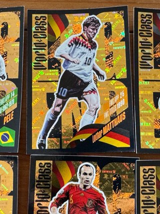 Lote de 9 Cromos Panini World Class Futbol