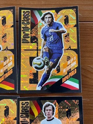 Lote de 9 Cromos Panini World Class Futbol