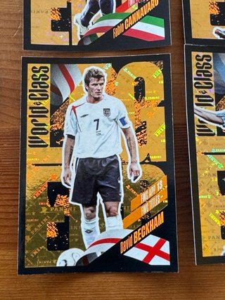 Lote de 9 Cromos Panini World Class Futbol
