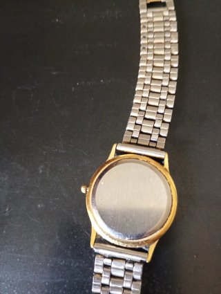 Reloj de pulsera mujer oro y plata
