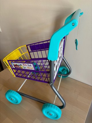 Carrito y caja registradora de juguete