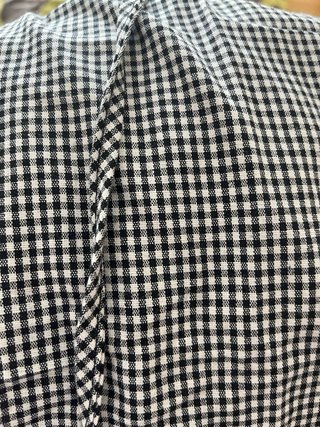 Pantalón con sobrefalda cuadros M/L