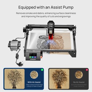 LONGER grabador láser preciso multifuncional CNC