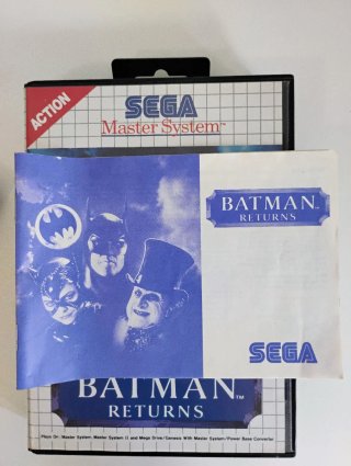 Batman Returns Sega Master System Cartucho