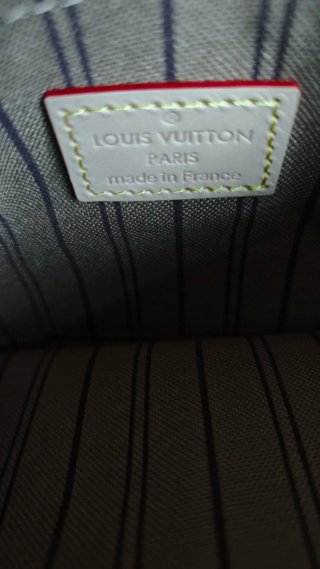 Bolso Louis Vuitton Neverfull MM Marrón/Rojo